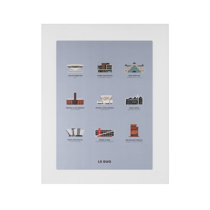 Image Republic Le Duo plakat "PLANCHE MUSÉES" 40X50 cm.