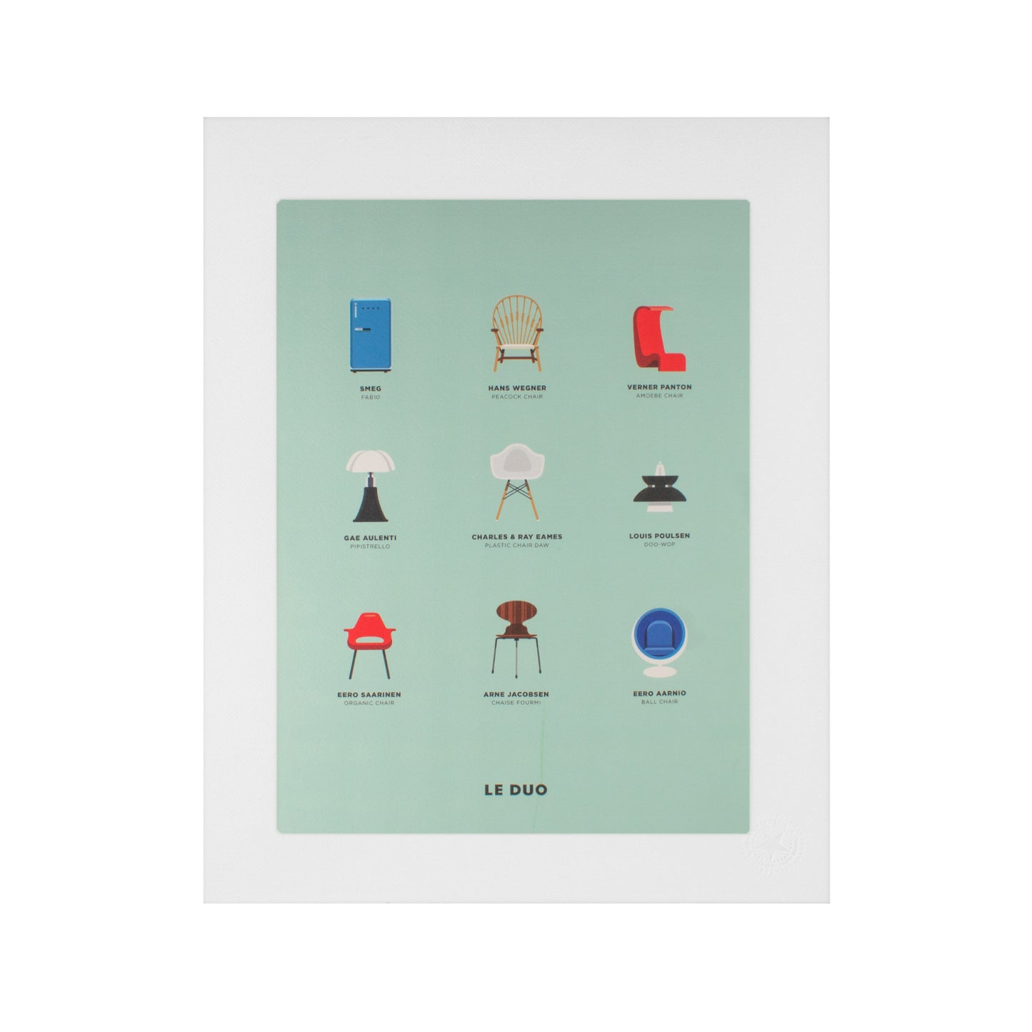 Image Republic Le Duo plakat "PLANCHE DESIGN" 40X50 cm.