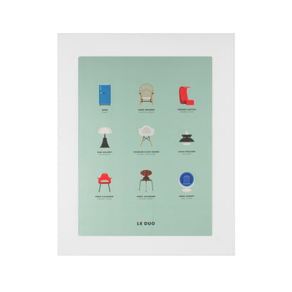 Image Republic Le Duo plakat "PLANCHE DESIGN" 40X50 cm.