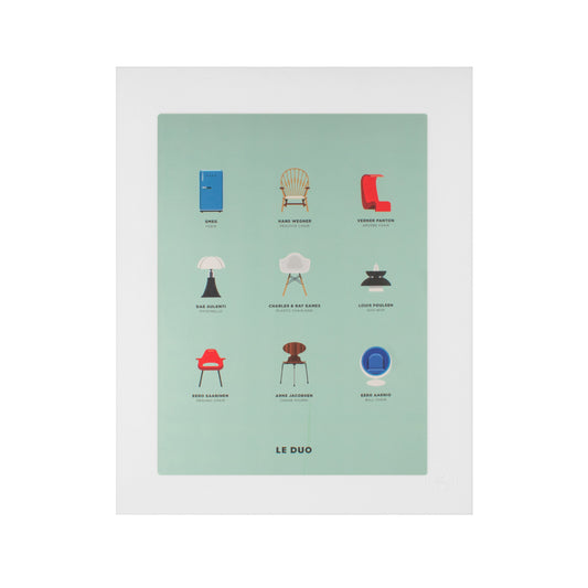 Image Republic Le Duo plakat "PLANCHE DESIGN" 40X50 cm.
