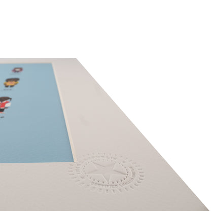 Image Republic Le Duo plakat "PLANCHE MUSIQUE" 40X50 cm.
