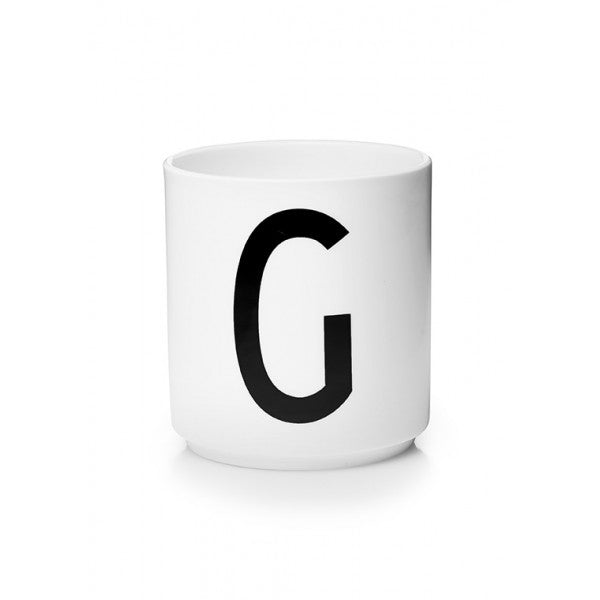 Design Letters G Porselen Kopp, Hvit