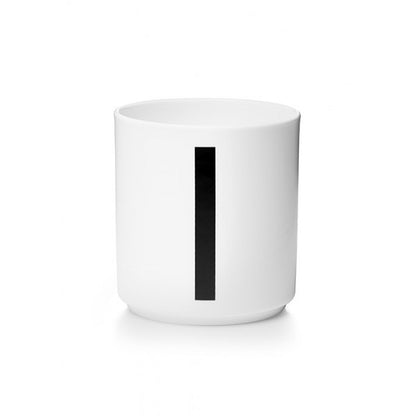 Design Letters I Porselen Kopp, Hvit