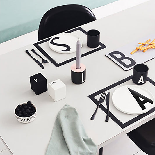 Design Letters A Tallerken, Hvit