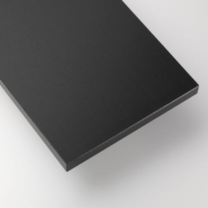 String Hylleplater 78x20 cm. 3-pakk, Sort Ask. Bestillingsvare.