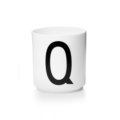 Design Letters Q Porselen Kopp, Hvit