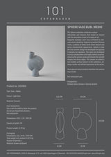 101 Copenhagen Sphere Vase Bubl, Medio i lys grå. 1 igjen!