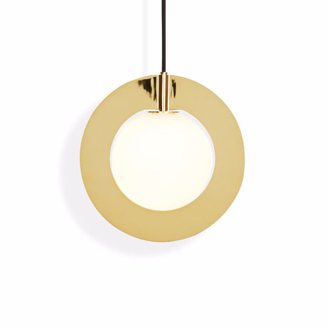 Tom Dixon Plane Round Pendant, Messing