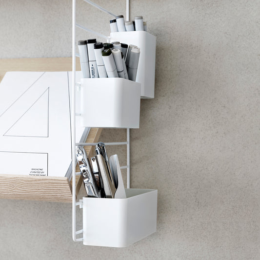 String+ Organizers 3-pakk, Hvit. Bestillingsvare.