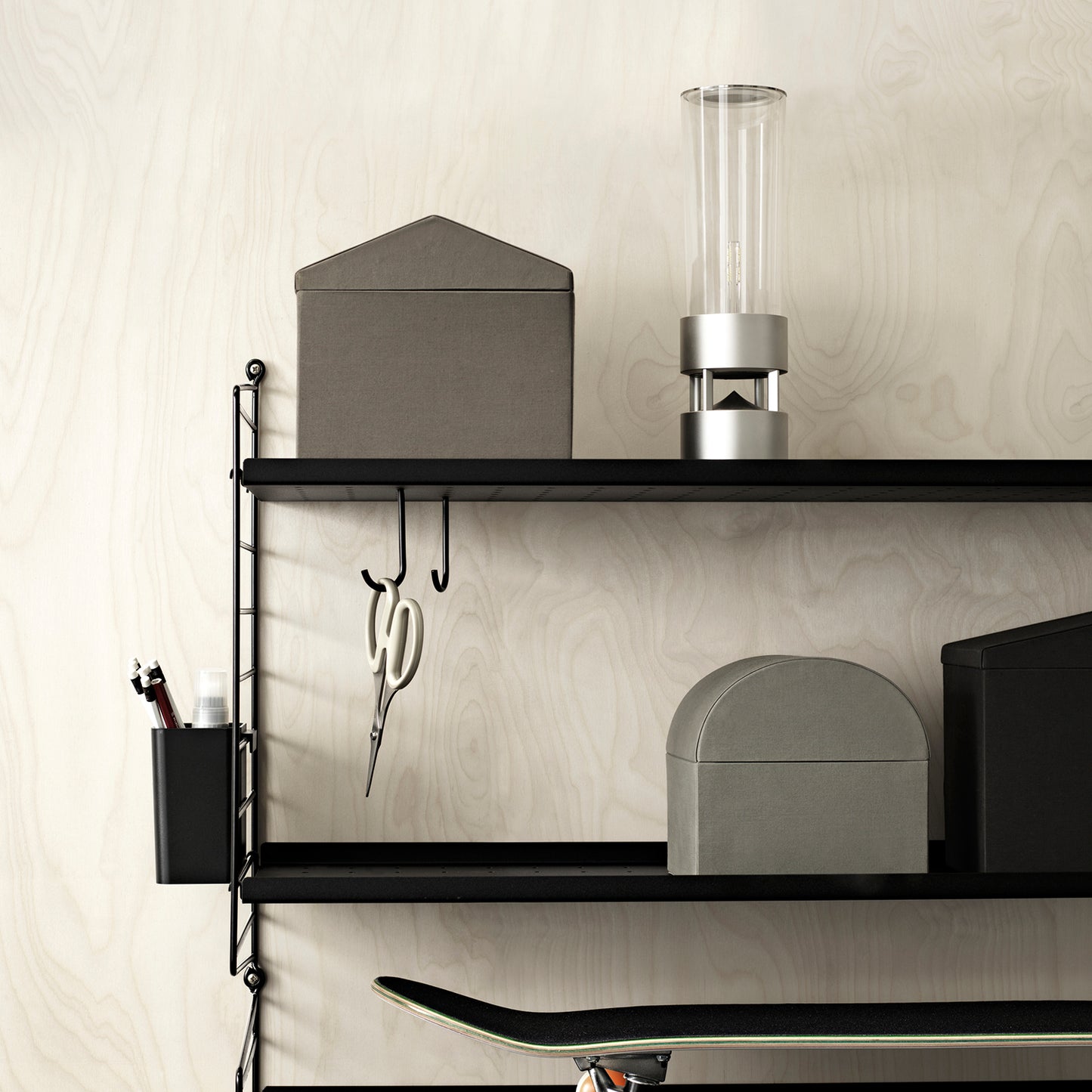 String+ Organizers 3-pakk, Sort. Bestillingsvare.