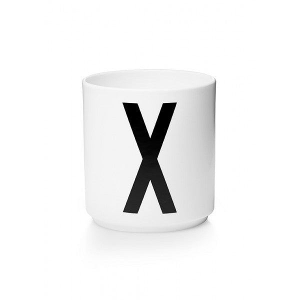 Design Letters X Porselen Kopp, Hvit